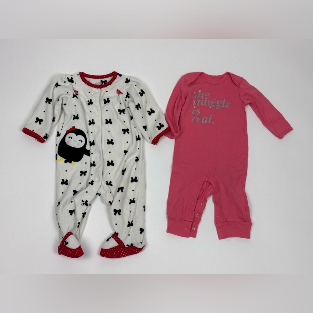 Infant Girls Sleepers Lot of 2